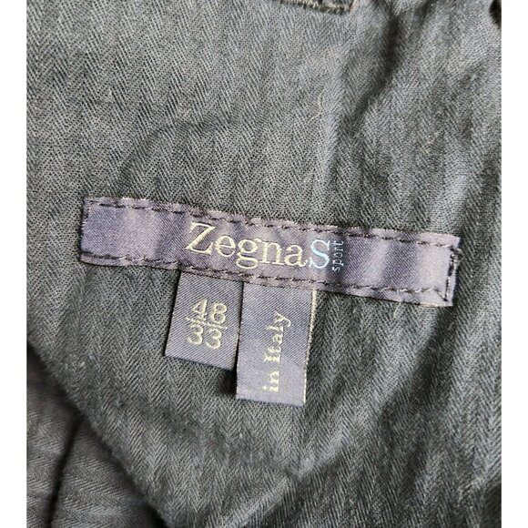 Zegna Sport Men's Pants Size W31"x 31" Dark Gray Straight Leg Acitive Hiking - Picture 10 of 16